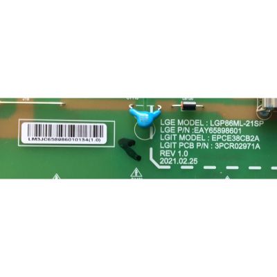 FUENTE DE PODER PARA TV LG NANOCELL QNED UHD MINILED 4K SMART TV / NUMERO DE PARTE EAY65898601 / EPCE38CB2A / 3PCR02971A / LGP86ML-21SP / 65898601 / PANEL NC860MQD-AAKH1 / MODELO 86QNED90UPA / 86QNED90UPA.AUSYLJR - Imagen 2